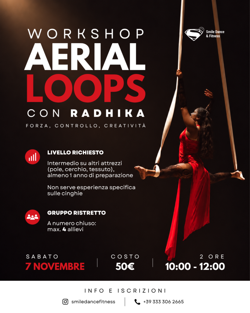 Aerial Loops Workshop di Smile Dance & Fitness